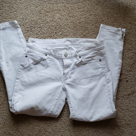 LOFT Denim - White Loft Skinny Jeans